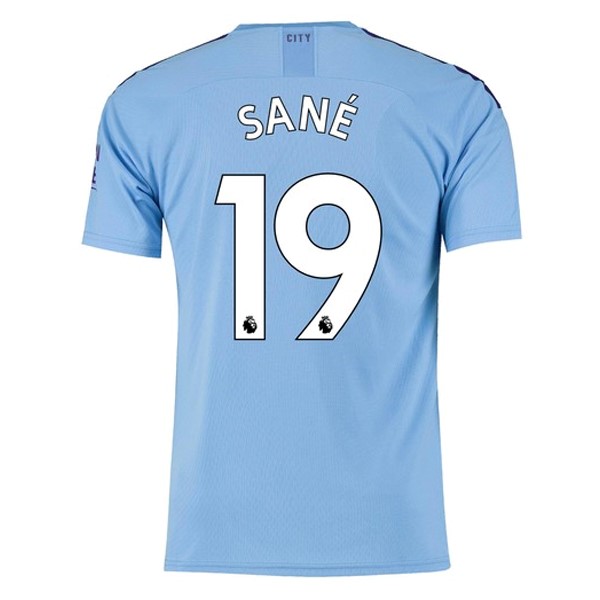 Maillot Football Manchester City NO.19 Sane Domicile 2019-20 Bleu